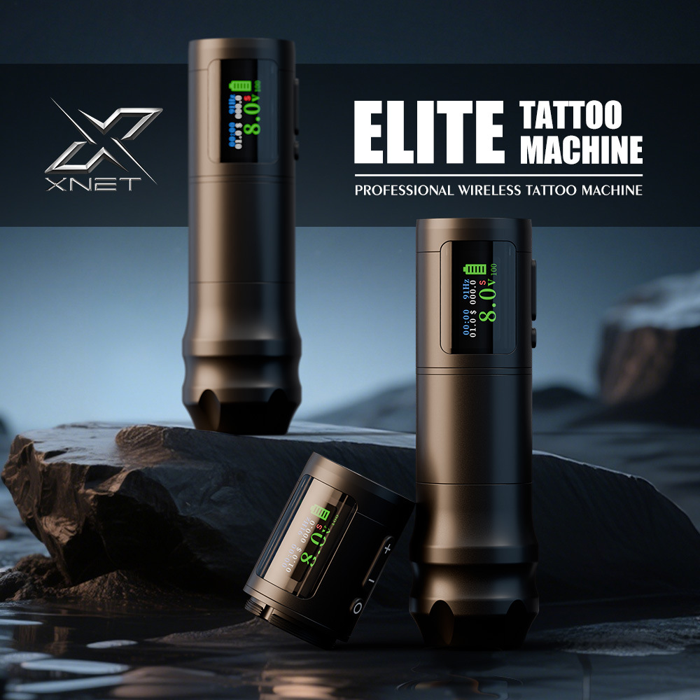 shanilak 金雕夏力直杆一体纹身机无线刺青纹身纹绣纹唇纹眉仪器