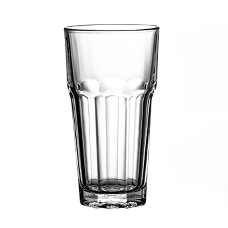 Glass cups, octagonal cups, thickened large beer, milk tea, cold drink cups, whisky cups, household heat-resistant drinking cups Item Picture