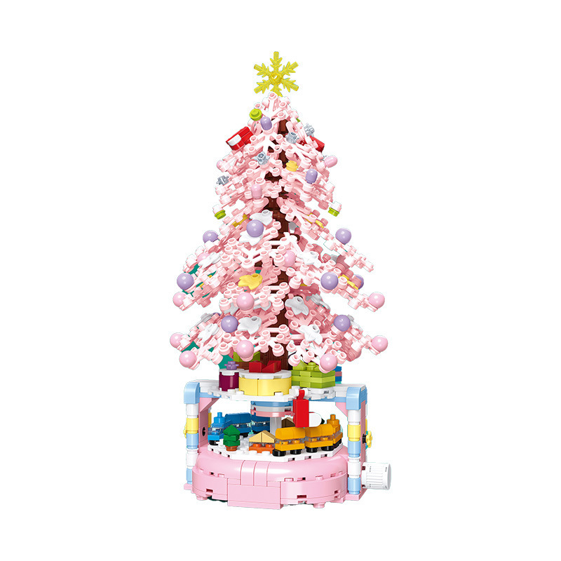 Compatible LEGO Christmas tree building block models, puzzle building blocks, Christmas girl gifts, desktop ornaments wholesale Specification drawing