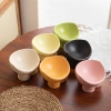 Pet colored ceramic bowls, pet feeding bowls, pet supplies, pet automatic water dispensers, dog bowls, pet feeders, pet tableware, pet feeding supplies, durable and easy to clean Application Scenario