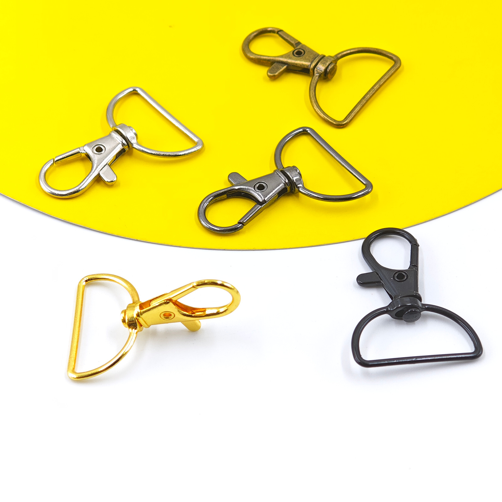 1-inch alloy dog buckle luggage hardware accessories, fish mouth buckle, DIY bag accessories, tools, pendant materials, hook buckle Application Scenario
