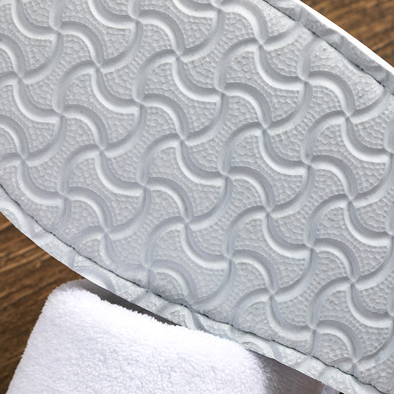 Five-star hotel, villa, beauty salon, SPA, home hospitality, thickened anti-slip slippers, double-sided coral velvet, washable Specification image