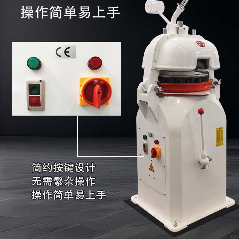 Commercial semi-automatic dough rolling machine, fully automatic dough dividing and rolling machine, dough rolling machine factory details Picture