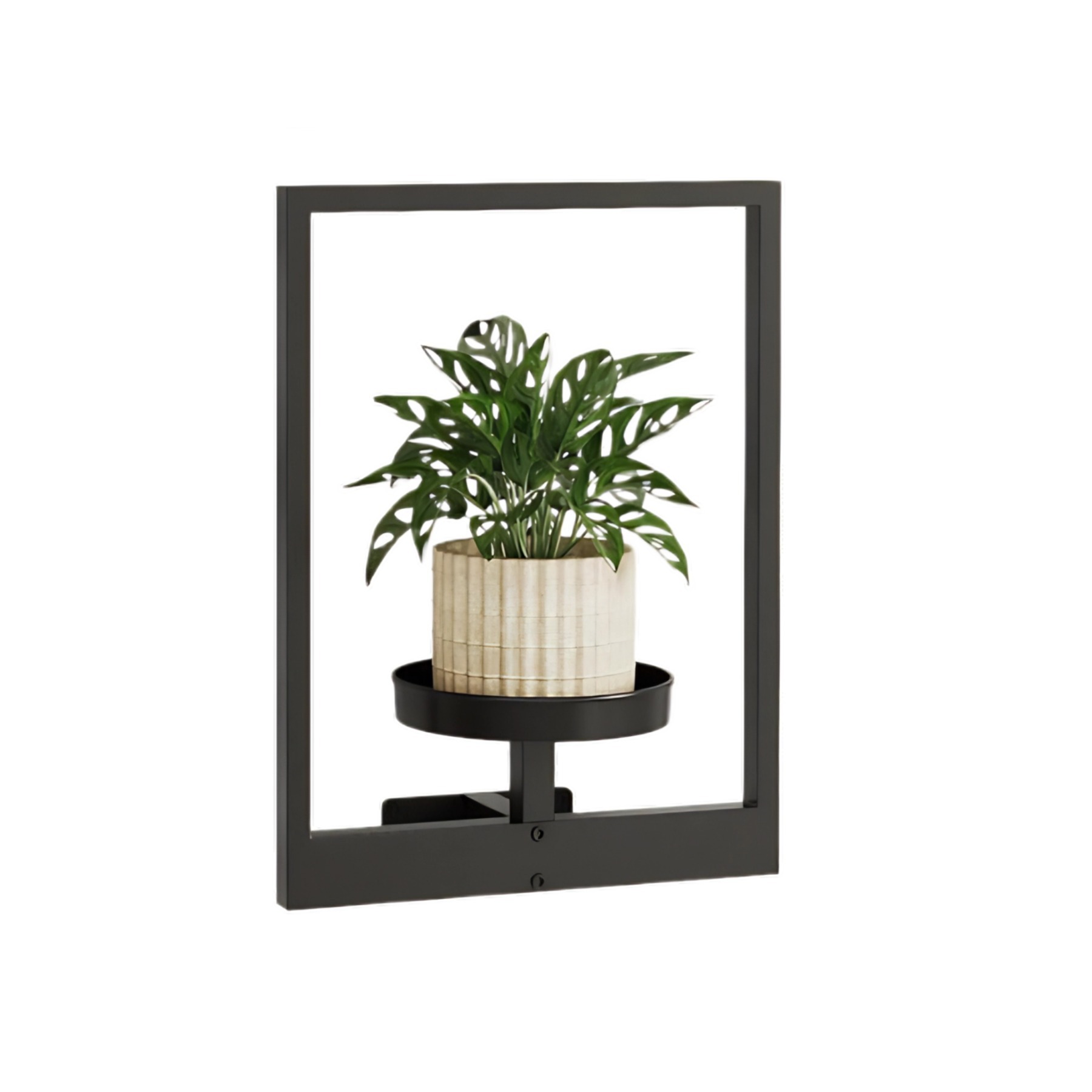 Cross-border new window-style wall-mounted flower POTS, metal iron handicrafts, home and garden decorative items and ornaments consignment details Picture