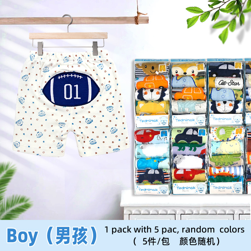 In 2025, cross-border manufacturers wholesale new autumn and winter children's shorts for Europe and America, including girls' and boys' home pants and baby pp pants Application Scenario