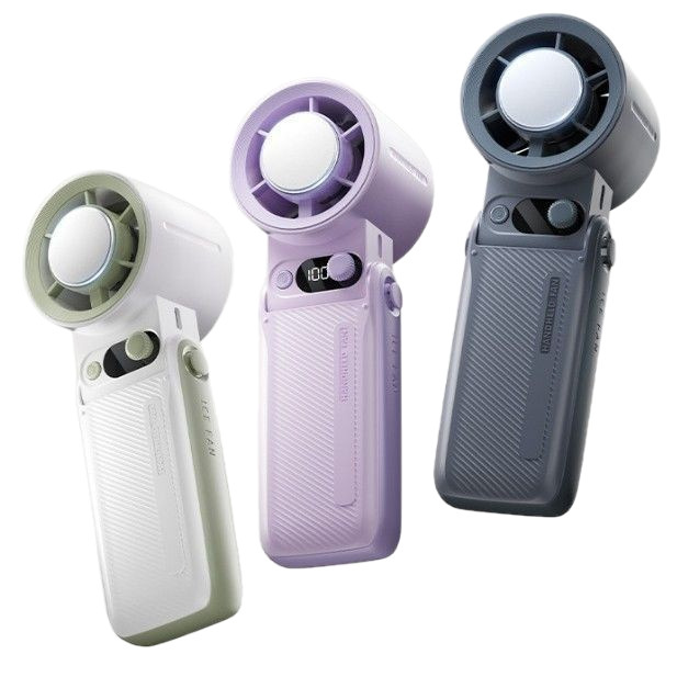 Turbine high-speed handheld fan usb outdoor portable cooling folding semiconductor violent small fan Item Picture
