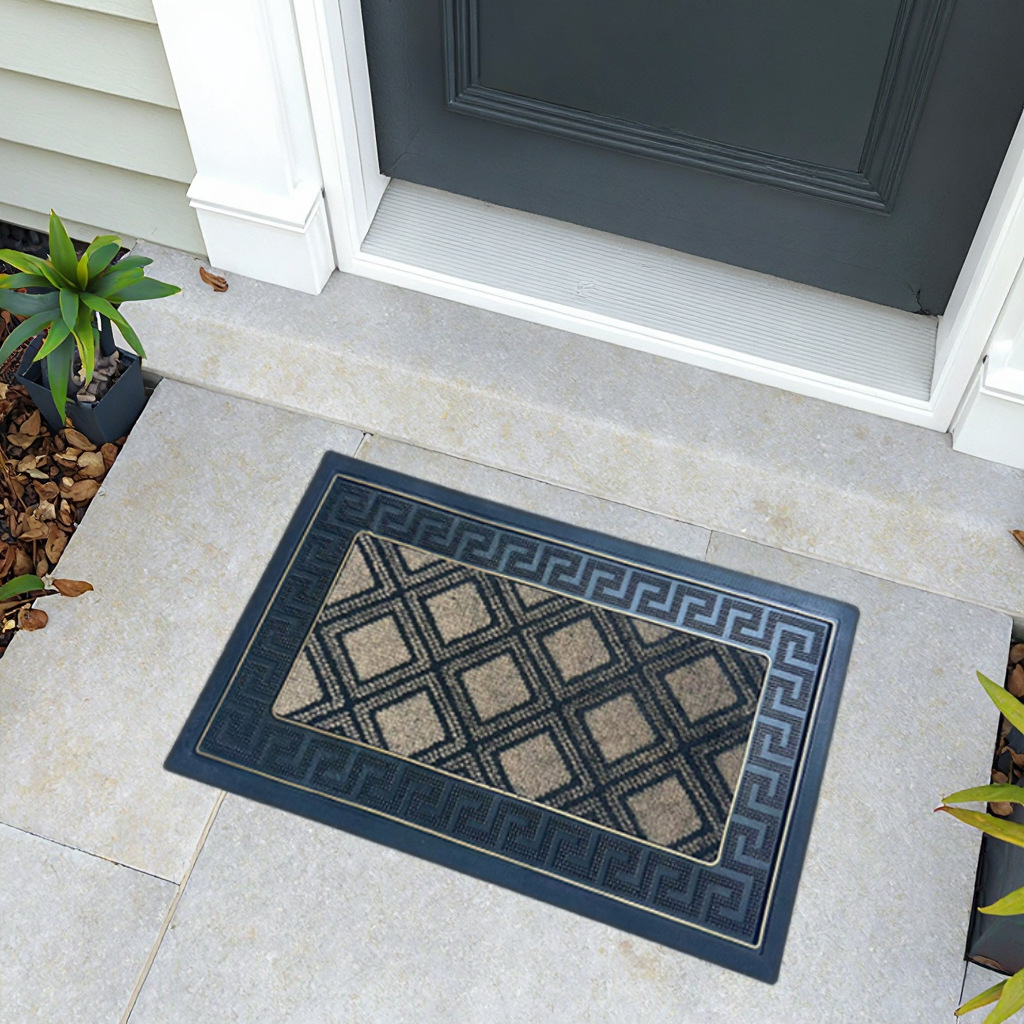 Cross-border PVC injection molded floor MATS, household wear-resistant, scratch-resistant and anti-slip foot MATS, door entrance, foyer and living room carpets, export MATS details Picture