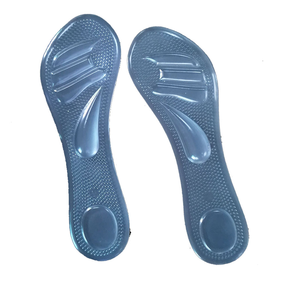 ولا تحمل الهلامية سبع نقاط من القدمين الشفافة والقدمين لدعم الأحذية التدليك Item Picture
