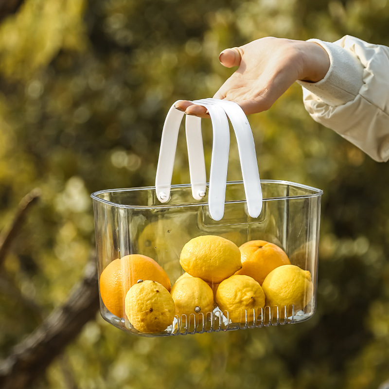 Luz extravagancia cestas portátiles fruteros hogar cubos de frutas bandejas de salón alto nivel visual creativo frutero con tenedor