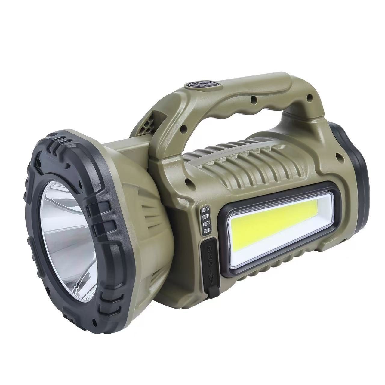 Aluminum alloy fixed-focus flashlight magnetic waterproof headlamp, professional diving model details Picture