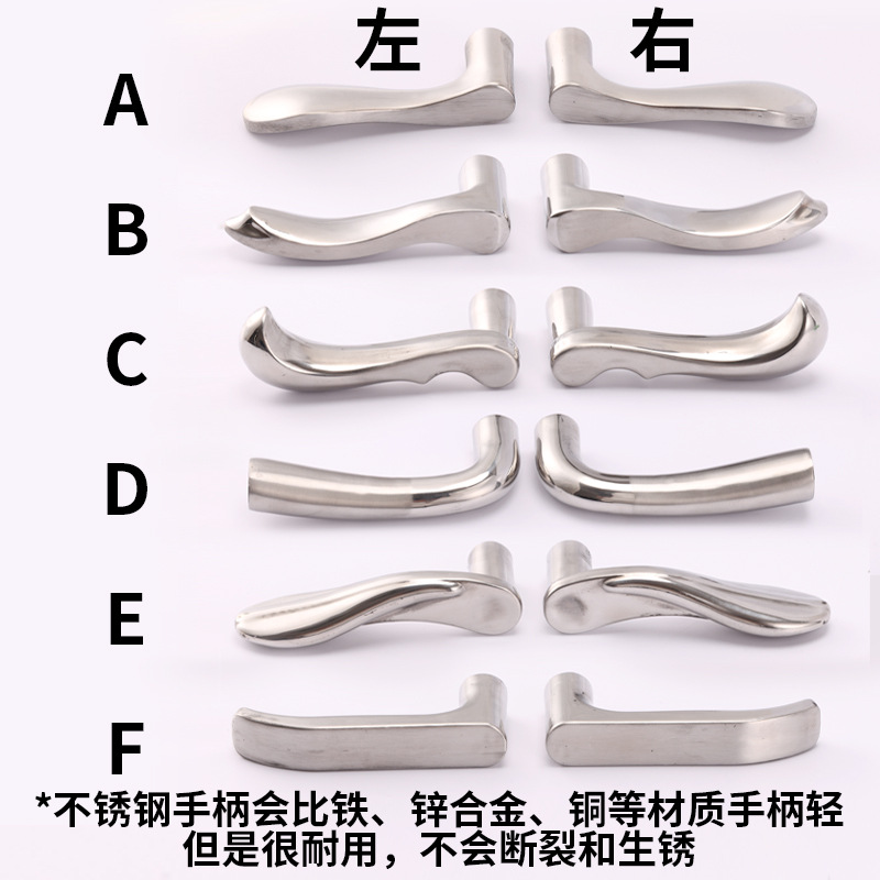 门把手手柄门锁卫生间通用型卧室家用室内房门厕所木门手把柄配件产品图