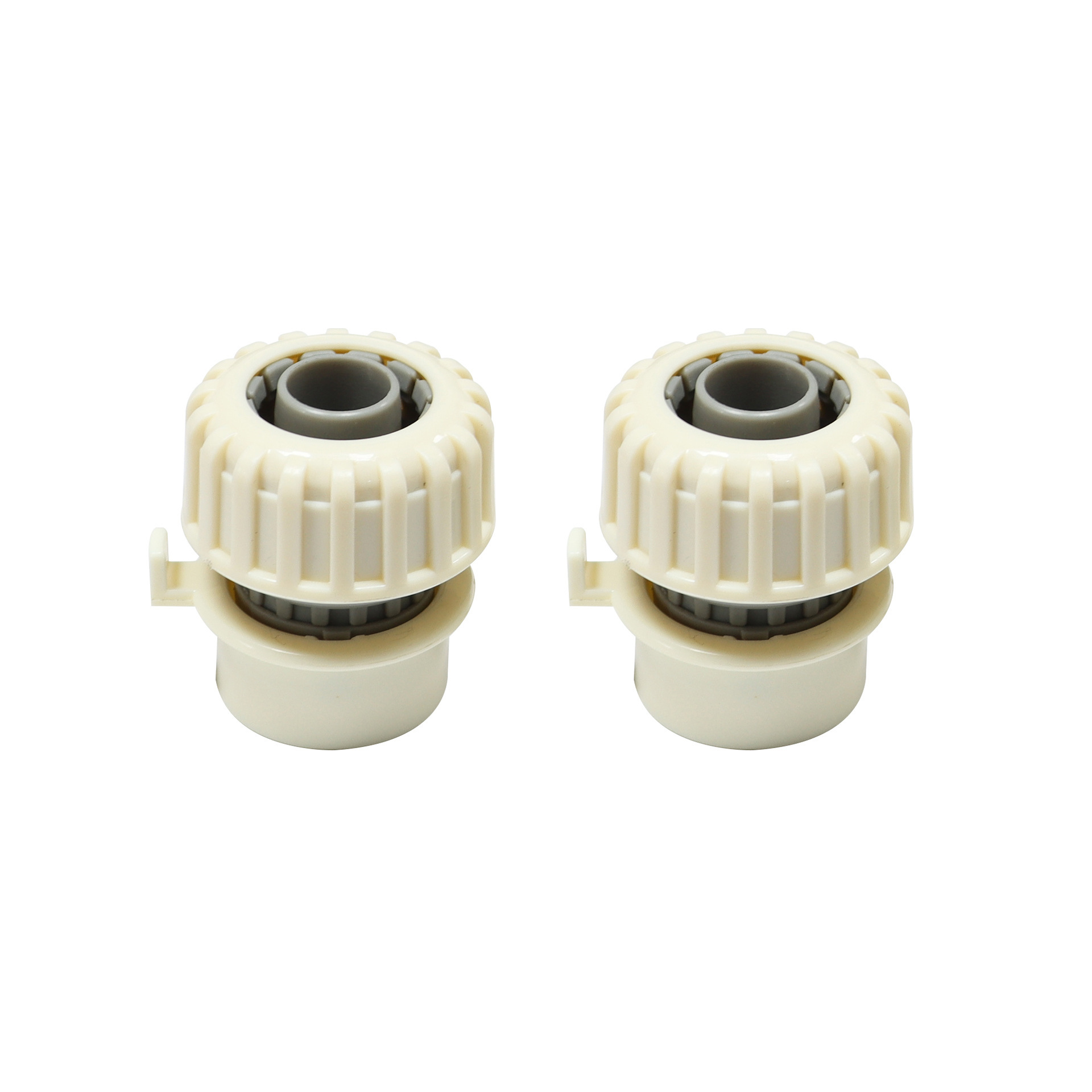 New 3/4 steel ball washing machine connector, 6-minute quick faucet connector details Picture
