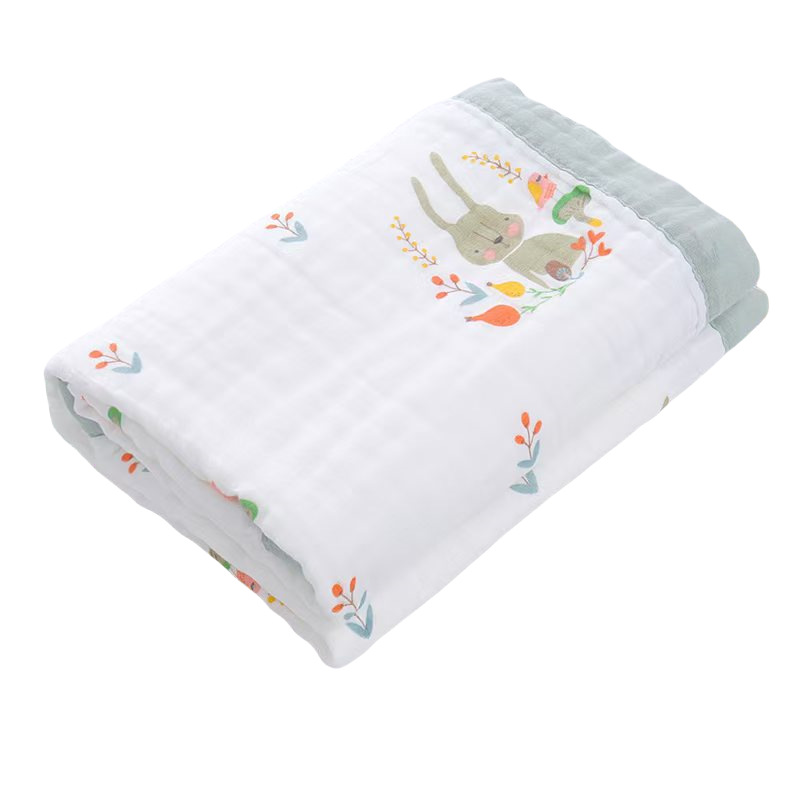 婴儿摇粒绒毛毯/婴儿毯婴儿卡通/童毯/包被/毛毯白底实物图