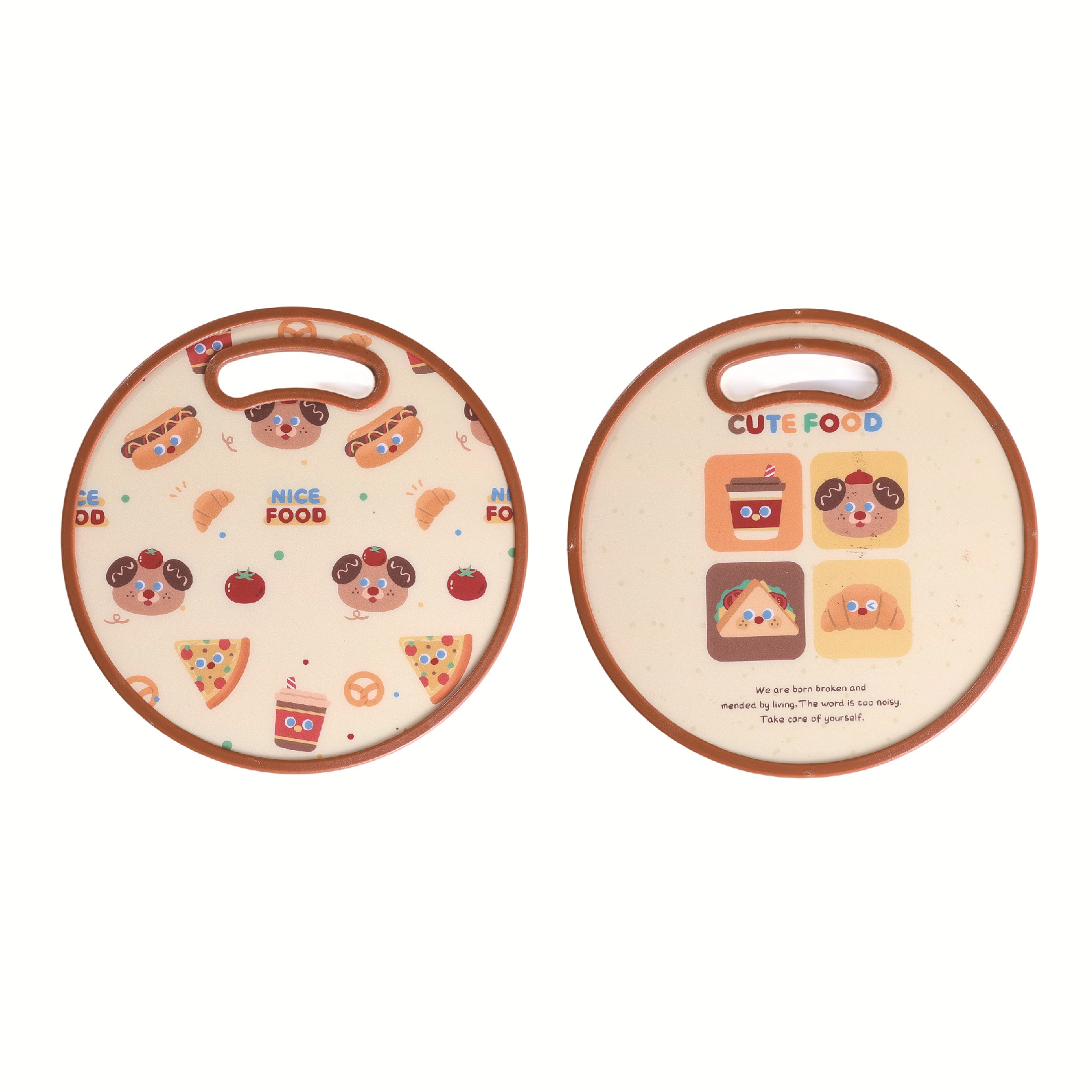 一次性纸盘，纸餐盒/可降解一次性餐具/蛋糕餐具包装/可降解餐盒/外卖盒细节图