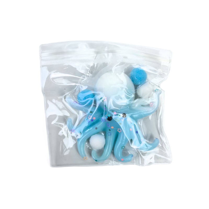 Octopus Pinching Fun Stress-relieving and venting toy, the same style as Xiaohongshu, sticky bag, muddy feeling, slow rebound Octopus Pinching Item Picture