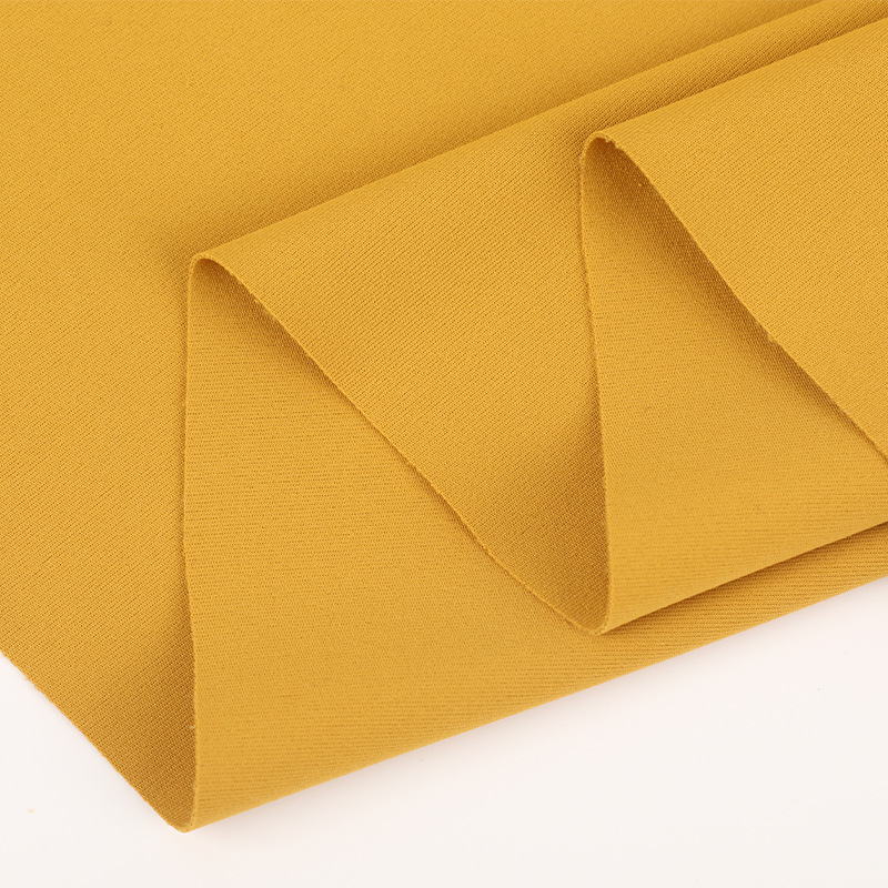 240g涤仿棉双面布高弹速干面料涤氨运动面料休闲瑜伽服面料细节图