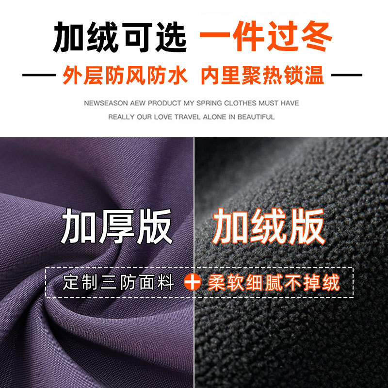 Fleece pants for men's winter work pants, trendy three-proof down pants for both men and women, loose and large-sized, versatile, slimming and casual details Picture