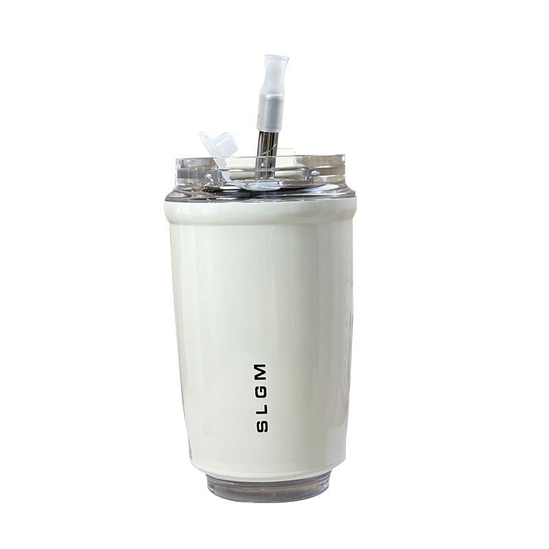 A high level of appearance meets a 316 stainless steel insulated cup, an Instagram minimalist and trendy straw cup, which is cute and niche for casual use in the office Item Picture