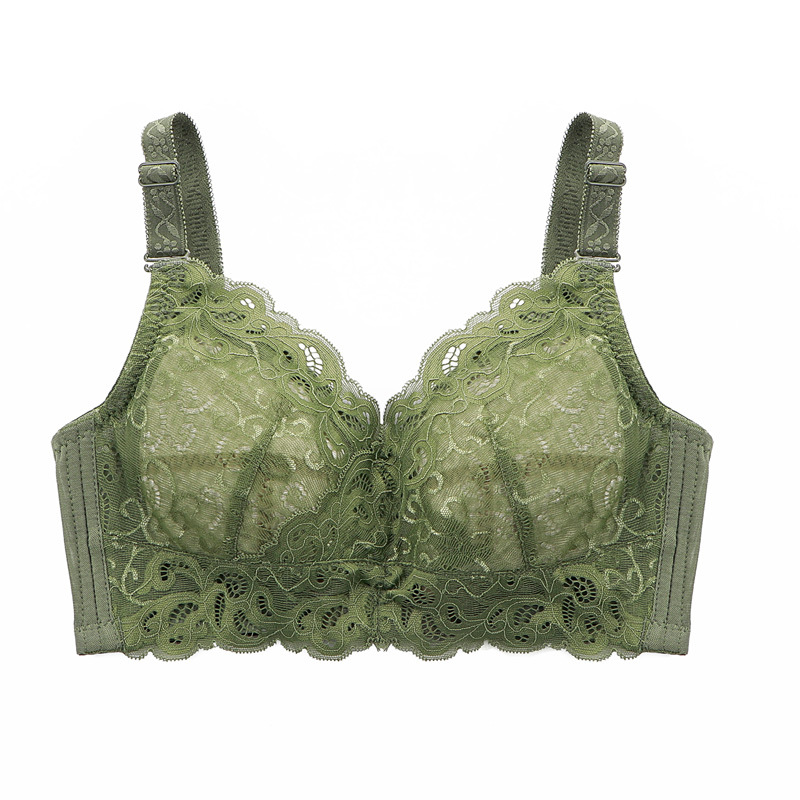 The bra cover converges to tuck in the secondary breasts. Large-sized underwear for women without underarms. Anti-sagging for plump girls. The full cup is breathable and slimming details Picture