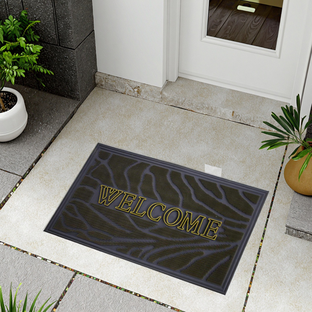 Rubber floor MATS, door MATS, entrance door carpets, anti-slip foot MATS, European, Chinese, Nordic style, wear-resistant and dirt-resistant carpets Specification image