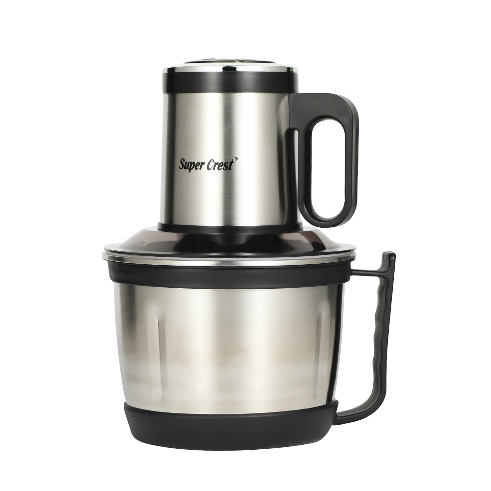 Cross-border new product: Plug-in large-capacity multi-functional meat grinder, home stainless steel baby food processor