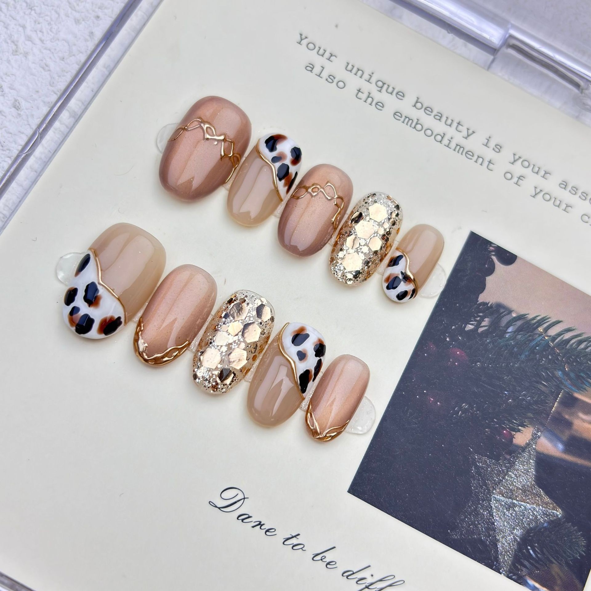 美甲工具套装实物图