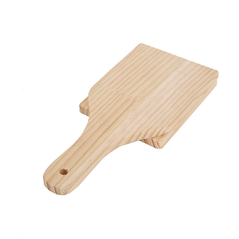 Wooden pancake press, childhood memories, Qingming fruit press, household dumpling mold, dough rolling tool, wooden pancake press board Item Picture