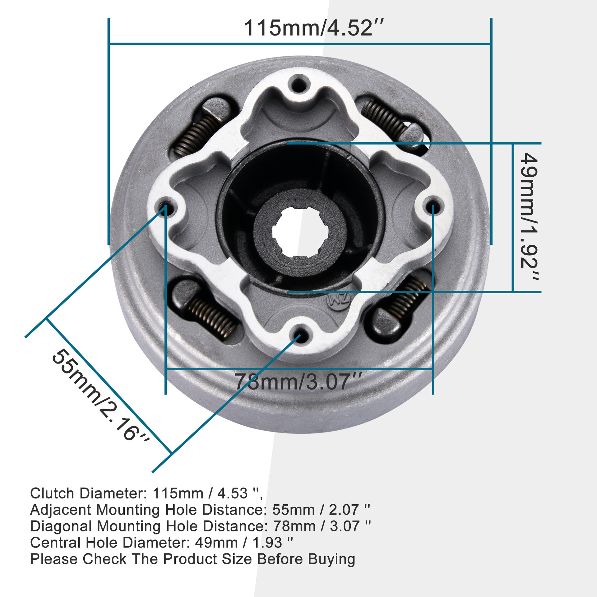 Wholesale heavy-duty manual clutch sets are suitable for 50cc, 70cc, 90cc, 110cc and 125cc off-road vehicles details Picture