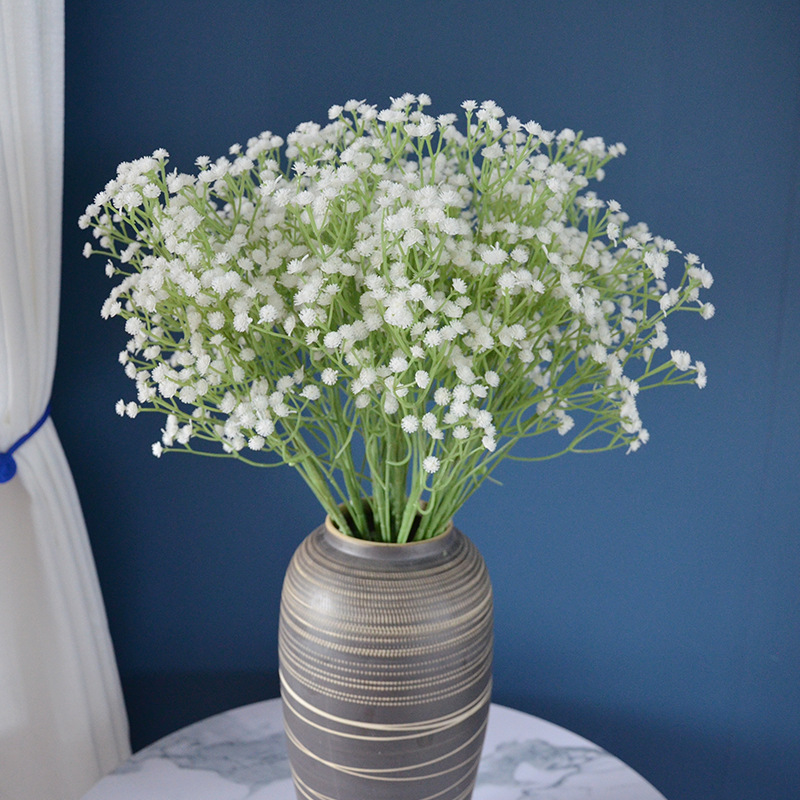 仿真塑料满天星批发森系伴娘花环插花婚礼现场布置拍摄道具手捧花