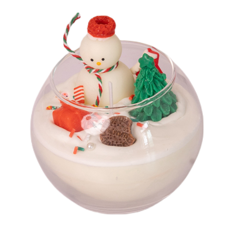 Christmas Candles, Crystal Balls, Scented Candles, Snowmen, Christmas Trees, Decorative Items, Atmosphere, Souvenirs, Cross-Border Item Picture