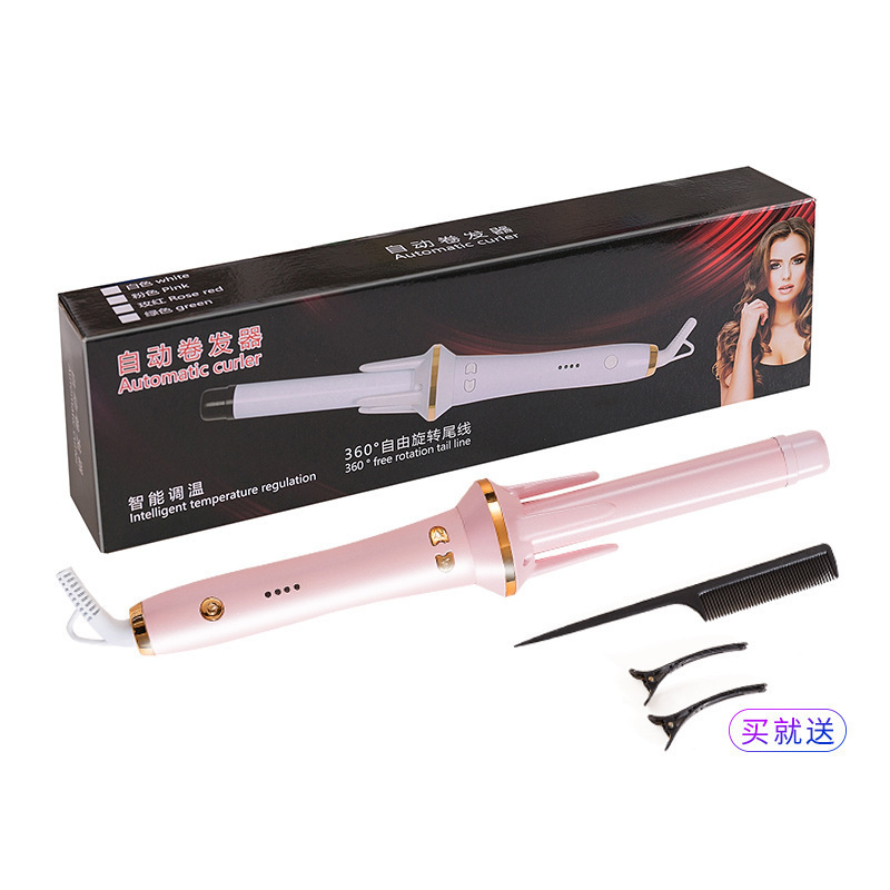 Fully automatic curling iron 25mm large wave electric rotating curling iron, no hair damage, negative ion lazy person's curling wonder Item Picture