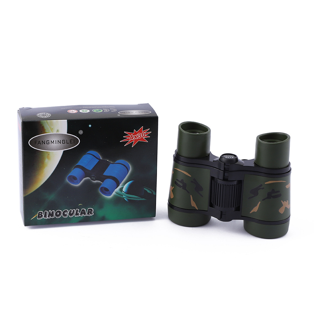 Nuevo 4X30 niños camuflaje telescopios niños juguetes binoculares niños puzzle telescopios wholesale details Picture
