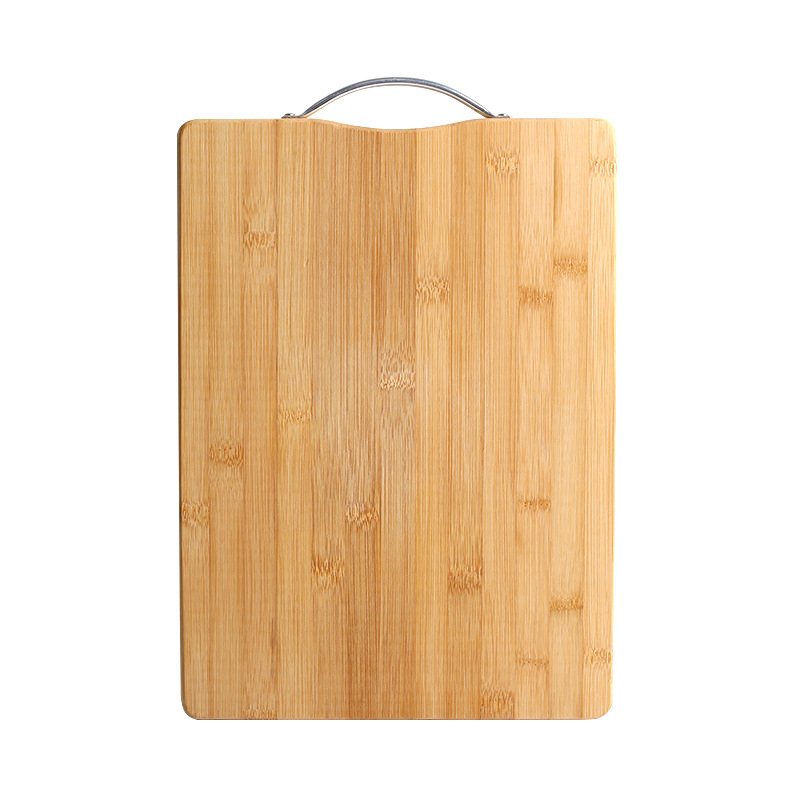 A multi-functional cutting board made of ebony, ironwood, and light-colored bamboo without splicing, a durable and environmentally friendly household cutting board details Picture