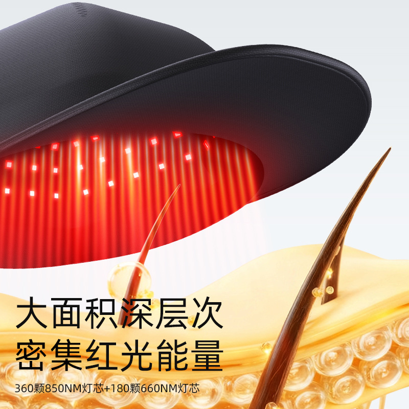 shanilak Cross-border Red Light Hair Care Cap: Oil Control, hair follicle Care, Hair growth, Dense hair development and healthy hair care cap details Picture