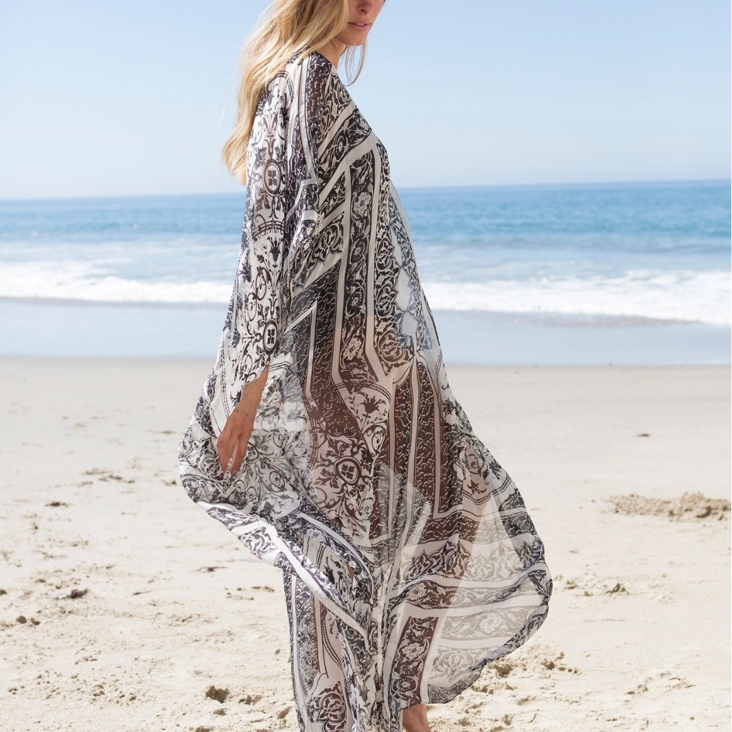 浴巾/沙滩毛巾/沙滩巾/大号沙滩围巾/跨镜女沙滩细节图