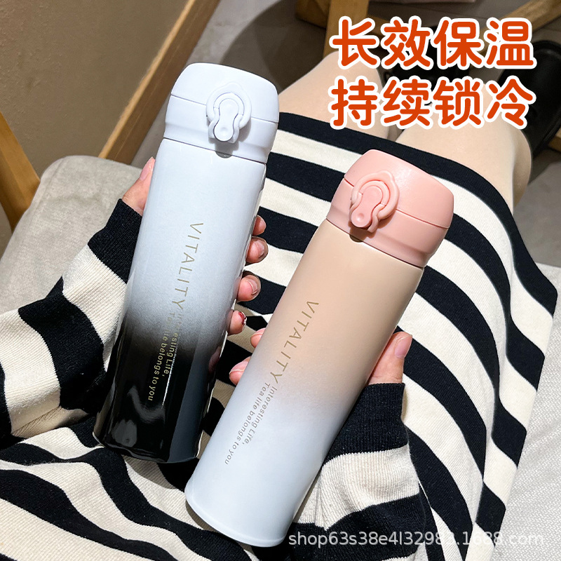 保温瓶/保温杯儿童斜跨可爱/保温杯/保温壶/保温杯旅行壶产品图