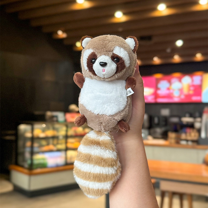 可爱浣熊包包挂件小玩偶毛绒公仔包挂包包挂饰装饰包包高级感配饰