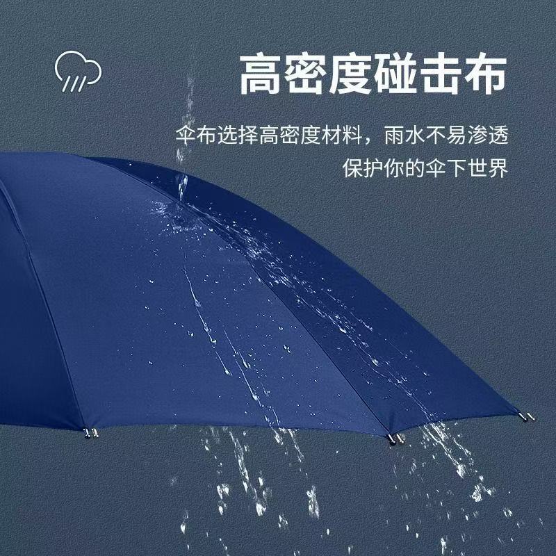 12-bone oversized umbrella, 3-5 people manual men's outdoor all-weather, reinforced student folding thickened sunshade umbrella details Picture