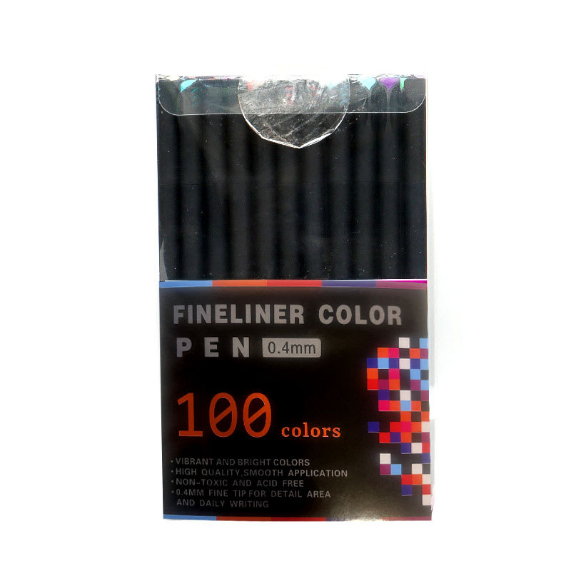 Wholesale of colored outlining pens, needle pens, water-based outline pens, drawing brushes, journal pens, art supplies, painting pen sets Item Picture