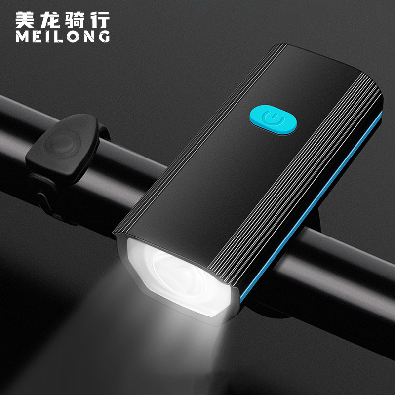 Bicycle headlights, mountain bikes, night riding, charging, powerful flashlights, USB charging, horn lights, cycling equipment Item Picture