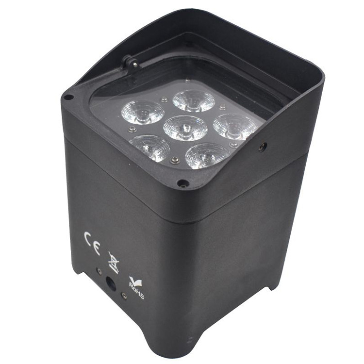 In 2025, the new 6-LED wireless six-in-one full-color battery lantern will be available for large-scale wedding stages, music festivals, and various grand events. It will also feature an App remote control atmosphere dyeing lantern Item Picture