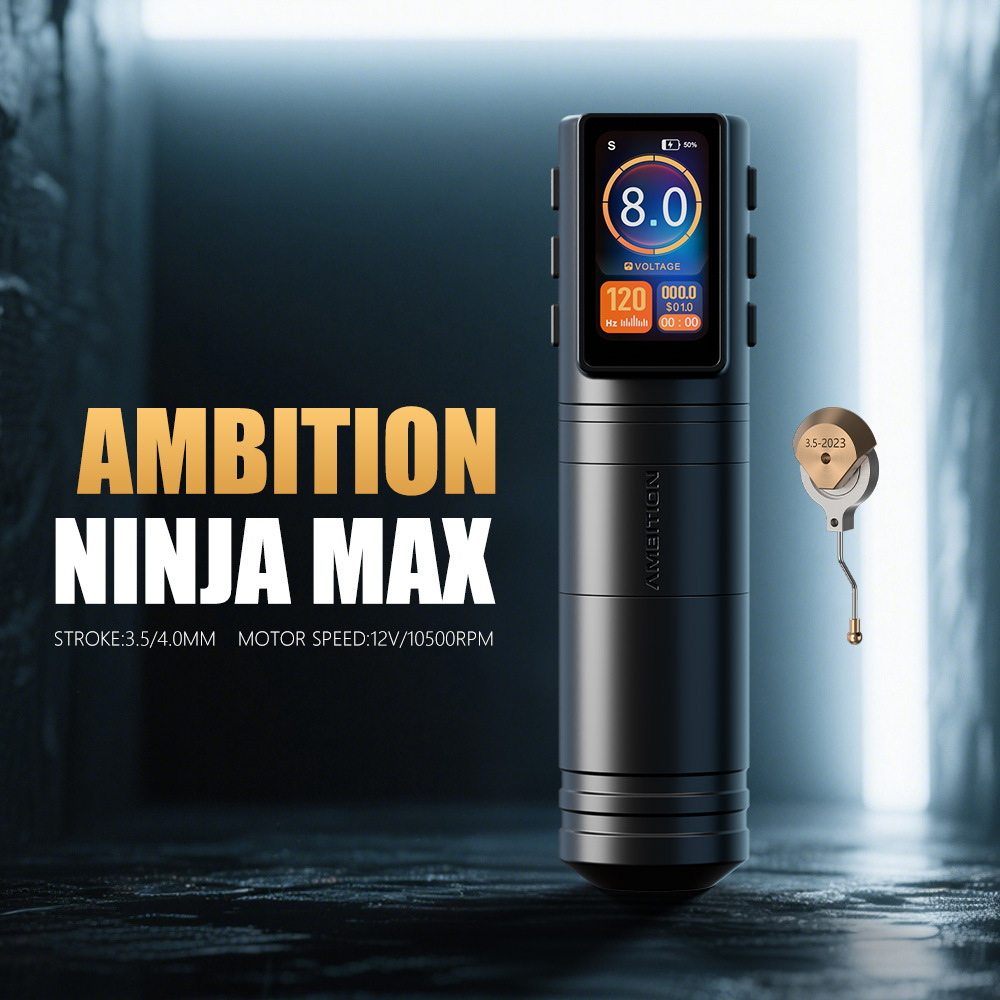 shanilak  夏力大配件双按键无线纹身笔空心杯马达大容量刺青纹身机