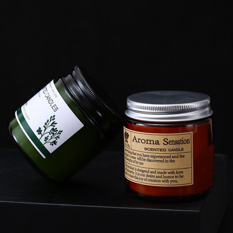 100g cross-border glass bottle scented candles, home fragrance, bedroom ornaments, deodorizing, eliminating odors, freshening the air Specification image