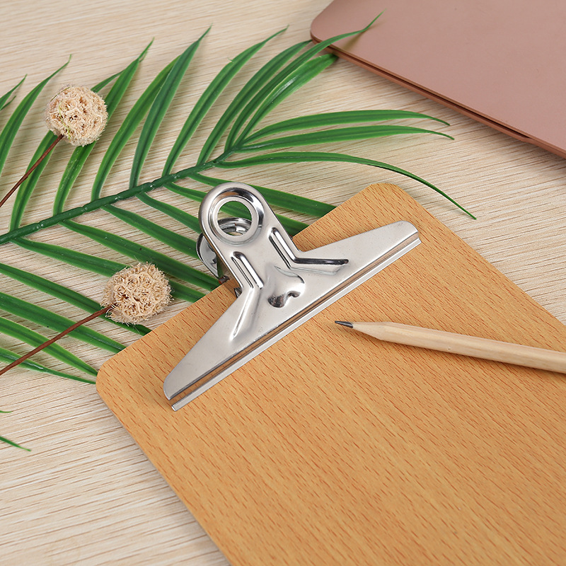 Wholesale and direct sales of A4/A5 wooden board clamps, noteboards, hard folders and office writing boards Specification image