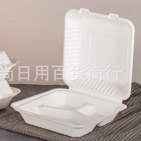 一次性餐盒实物图