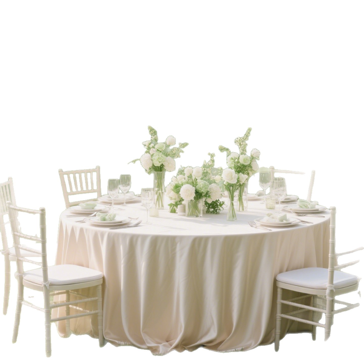 北美黑胡桃实木茶桌/实木折叠餐椅白底实物图