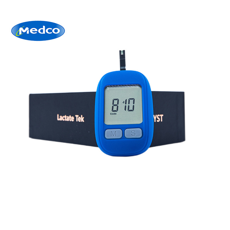 Cross-border exclusive lactic acid tester includes test paper, English packaging, rapid detection, handheld mini lactic acid tester