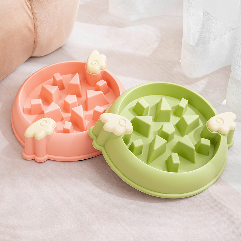 Wholesale pet supplies in stock: dog bowls, angel slow food bowls, anti-choking and anti-knocking cat and dog food bowls, feeders, cat food utensils details Picture
