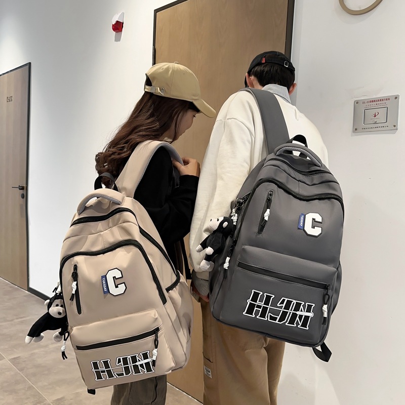 Backpacks for fashionable women, large-capacity travel computer backpacks for men, casual bags for junior high school, senior high school and primary school students Specification image
