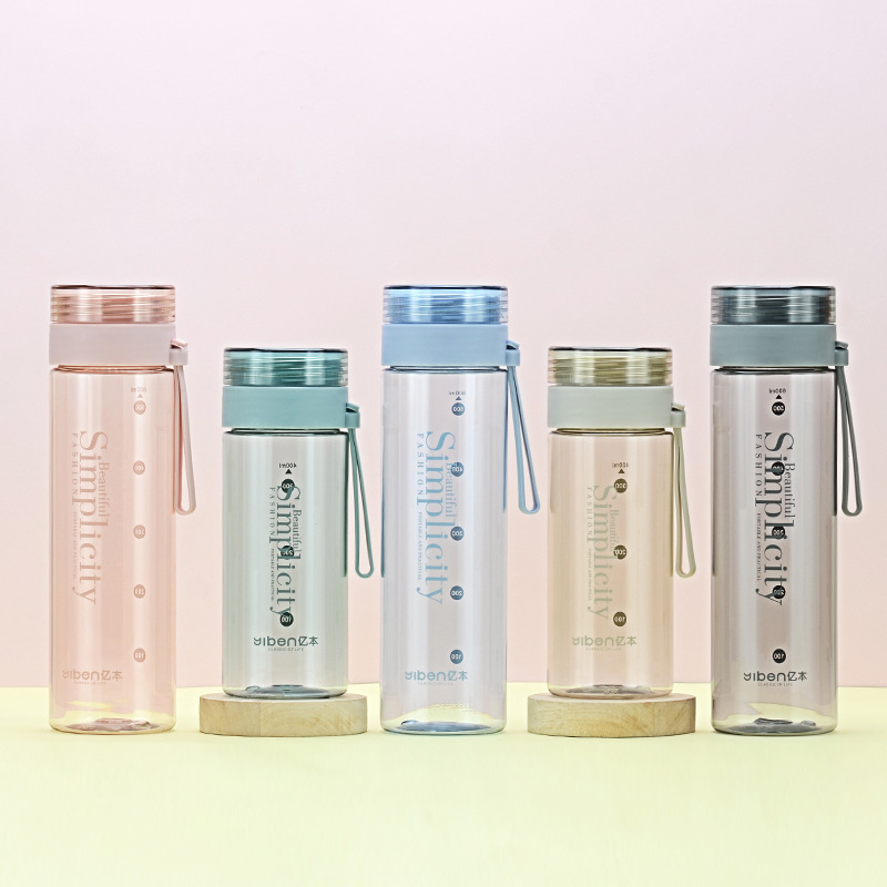 Yiben Yuese Space Cup, a creative, simple and portable plastic water cup for students, is a fresh and direct drinking plastic cup for men and women outdoors